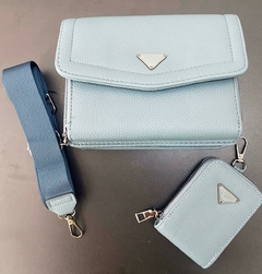 BOLSA TRANSVERSAL ALCA DE TECIDO - AMENDOA CORES COSMETICOS LTDS