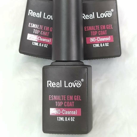 ESMALTE EM GEL TOP COAT (NO - CLEANSE) REAL LOVE