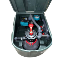 Gabinete Pool Box armado hasta 60m3 con 1 válvula LINEA ECO - comprar online