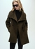 ABRIGO MIDI LANA CUELLO ENVOLVENTE MNG - comprar online