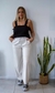 Pantalon palazzo de ecocuero - tienda online