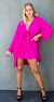 Short crepe fucsia - comprar online