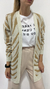 Saco Animal print nude - comprar online