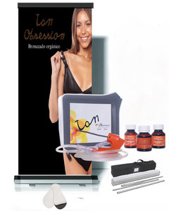 Equipo de bronceado POP con cobertor portátil