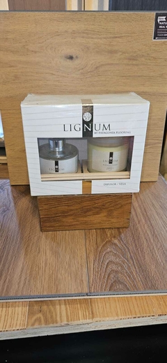 SET FRAGANCIA LIGNUM SPRAY+ VELA - comprar online
