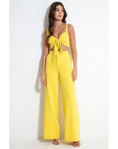 CONJUNTO CREPE CELESTE AVERARA ** - loja online
