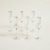 SET X 6 COPAS DE CHAMPAGNE MARGOT BORDE DORADO 250 ML