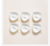 SET X 6 COPETINEROS Y CUCHARAS DE PORCELANA TRIANGULAR 10X3,5 CM