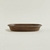 RECIPIENTE OVAL GRANDE DE PP SIMIL MADERA NOGAL 23X31X5CM - comprar online