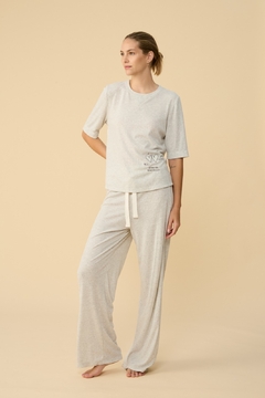 Pijama C/ Palazzo Lola- White Mel
