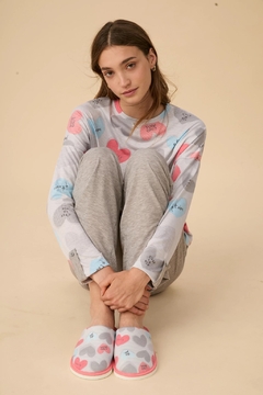 Pijama M/L Lucy- Rojo en internet