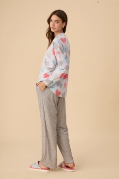 Pijama M/L Lucy- Rojo - comprar online