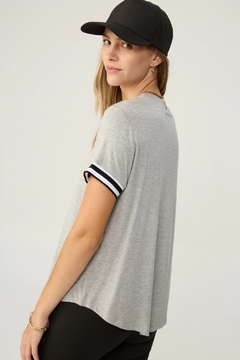 Remera Agata- Gris - comprar online