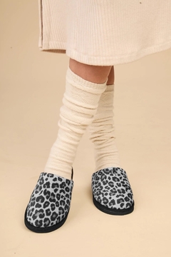 Pantuflas Gala- Gris Oscuro
