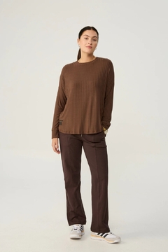 Pantalon Recto Feel- Chocolate