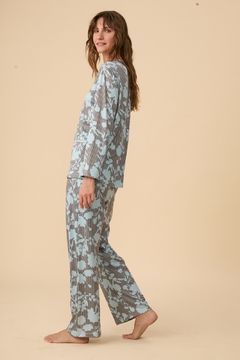 Pijama M/L Florencia- Aguamarina en internet