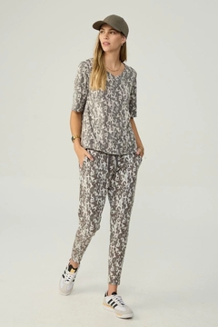 BABUCHA INDIA- GRIS