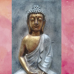 Buda Meditando Portavela - comprar online