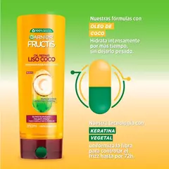Fructis Liso Coco Acondicionador X350ml - tienda online