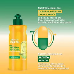 Fructis Recaraga Nutritiva Crema para Peinar x250ml en internet