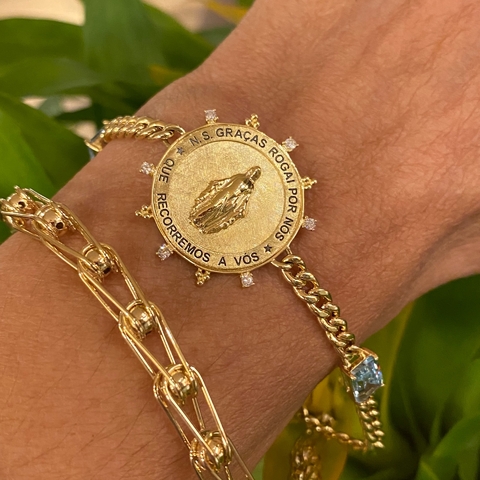 Pulseira N. Sra. com oração
