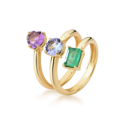 Anel Three Stone - comprar online