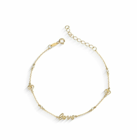 Pulseira Love e Infinito