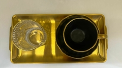 Bandeja De Inox Dourada 30 x 15 na internet