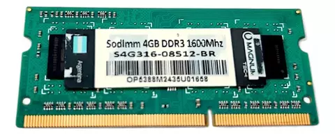 Memoria RAM Magnum Tech DDR3 4GB 1600MHz SODIMM 1.5v