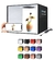 MINI ESTUDIO FOTOGRAFICO CON ILUMINACION 12 COLORES