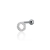 PIERCING CIRCULO VAZADO CRAVEJADO MINI