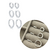 BRINCO TRIO ARGOLA CLICK CRAVEJADA INGLESA CHIC na internet