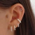 PIERCING CIRCULO VAZADO CRAVEJADO MINI - comprar online