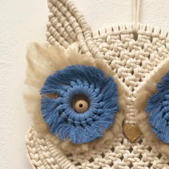 Colgante Búho Azul - comprar online