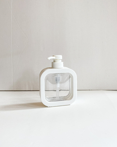 DISPENSER CUADRADO TRANSPARENTE 300ml en internet