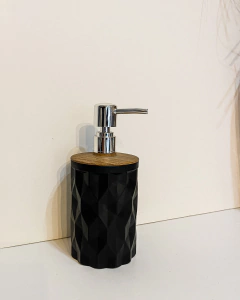 DISPENSER ROMBO CON TAPA BAMBU - comprar online