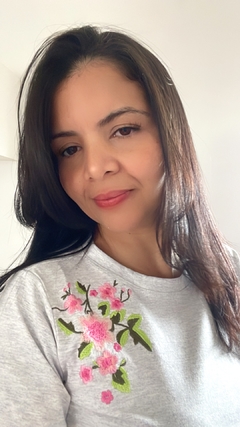 Tshirt Mescla Floral