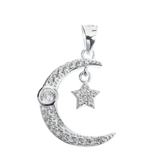 Dije Luna con Estrella (2,0gr) - comprar online