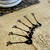 Set X6 Cucharas Negras Linea Leaves - comprar online