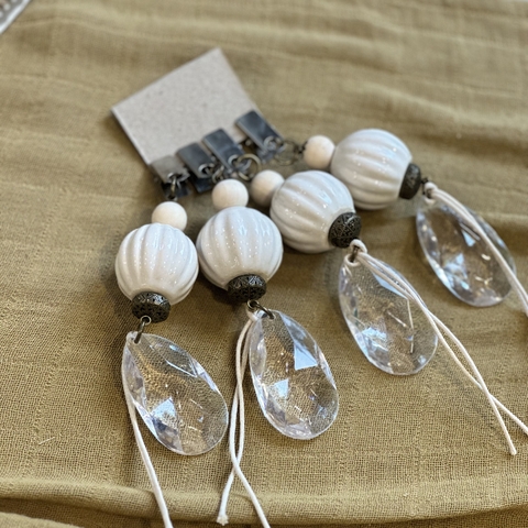 Pesa de Mantel de Ceramica Redonda X4