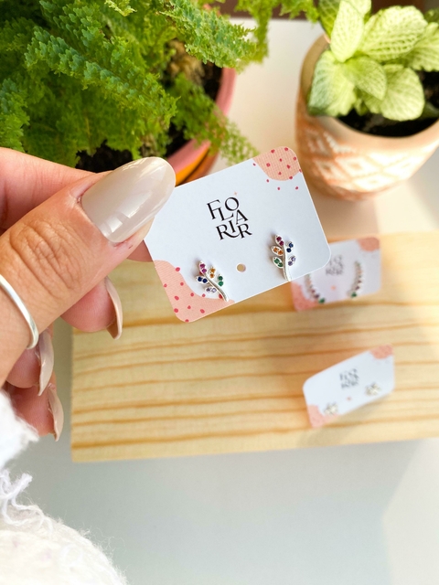 Brinco Ramo Colorido