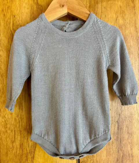 BODY TEJIDO GRIS OSCURO