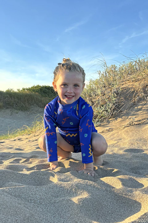 Malla azul Confetti - comprar online