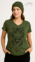 Remera Morley escote v otoño invierno estampada en internet