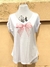Remera escote v moño - comprar online