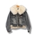 Campera jeans con piel - k815NA - Joudrier Diseños minorista