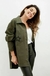 Chaqueta BROO Gabardina Oversized (XL/XXL) AW25 - MILITAR - comprar online