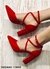 Stiletto Vizzano Nobuck Rojo