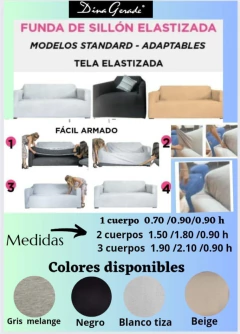 FUNDA DE SILLON ELASTIZADA - comprar online