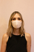 Mascarilla Lisa Rosa / Adulta / Tiras Finas